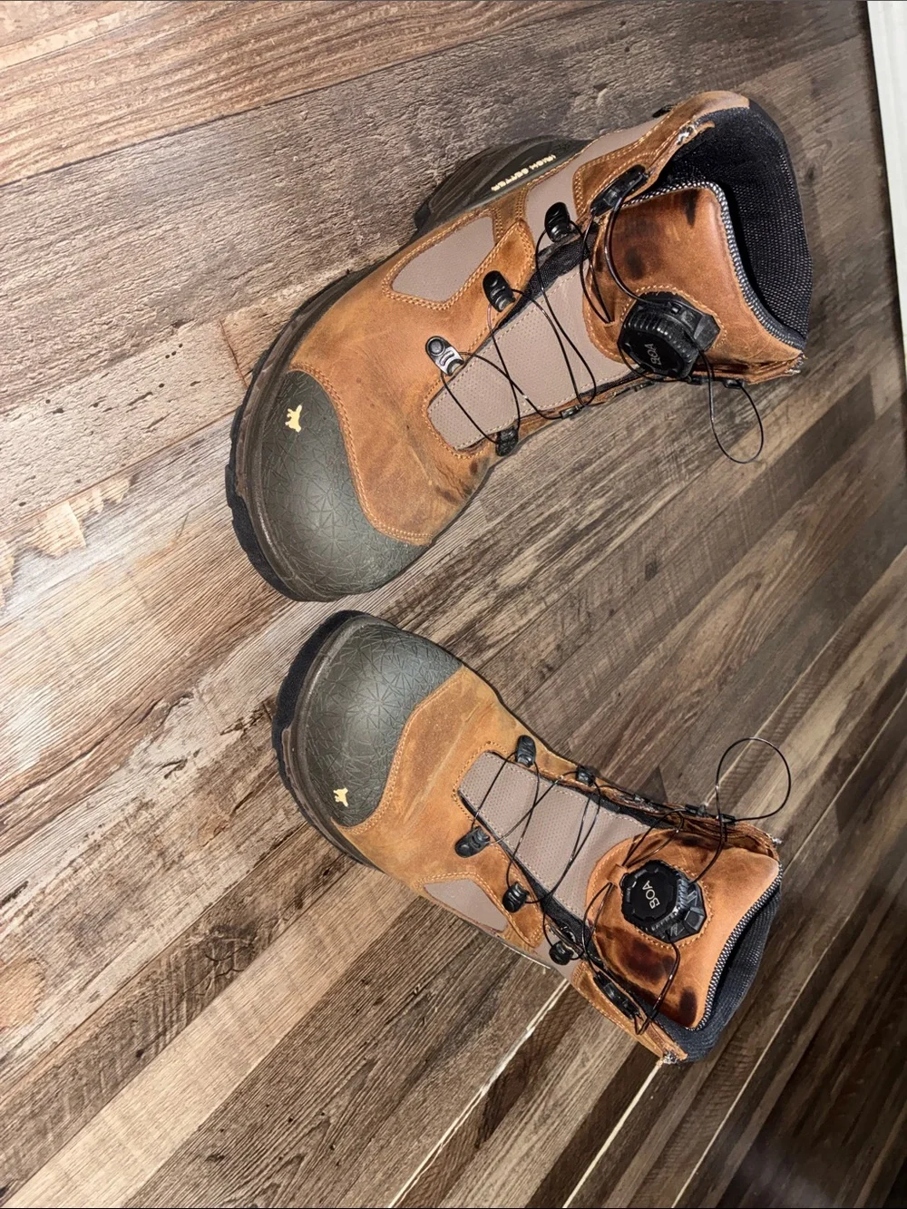 Irish Setter Men's Brown and Black Work Boots